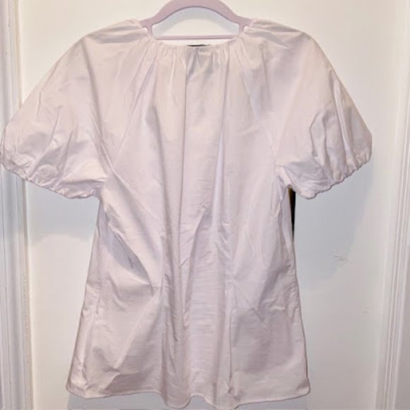 Elie by Elie Tahari White Blouse Size M NWT - Picture 2 of 4
